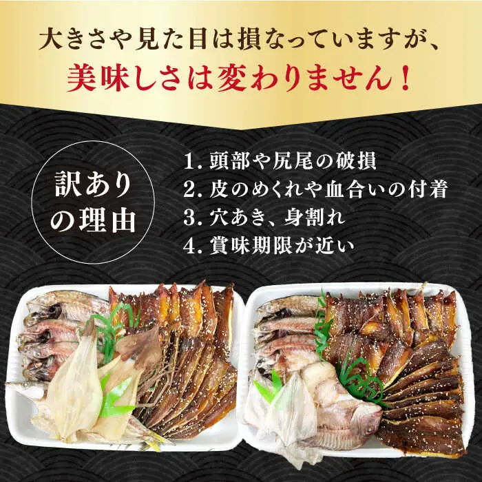【全12回定期便】【訳あり】 干物 セット [JAQ023] ひもの