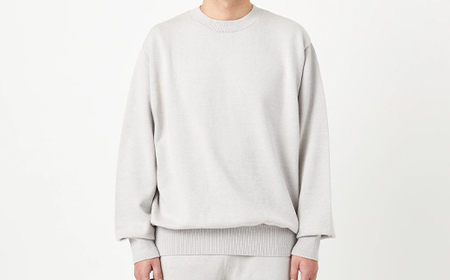 ≪先行予約≫【THISISASWEATER.】A3: A SWEATER IS FOR EVERYDAY. Pullover GRAY グレー カシミヤセーター 服 洋服 ユニセックス メンズ レディース ブランド 数量限定 山形県 山辺町 サイズ2 yt-sepoh2