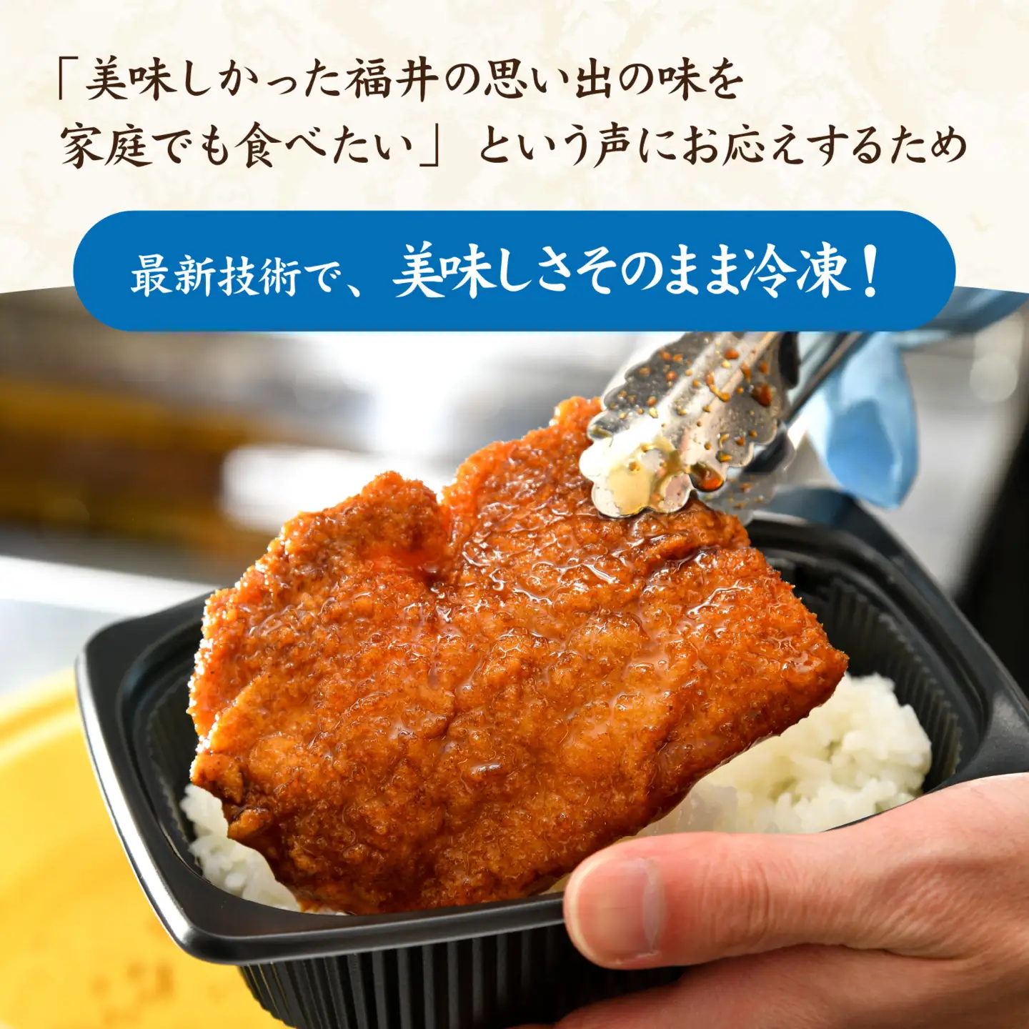 福井名物 ソースカツ丼 ３個[A-135004] / カツ丼