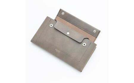 湘南工房 折革コンパクト長財布【グレー】
