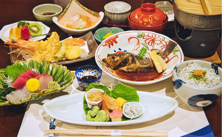 大正三年創業　大濱旬彩大正館　旬彩会席食事券（2名様用） 贈り物 ギフト お祝い 利用券 チケット H192-001