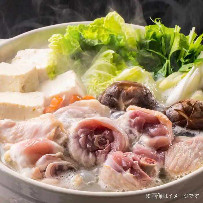 はかた地鶏水炊きセット 3人前 糸島市 / ヒサダヤフーズ 鍋 水炊き [AIA074]