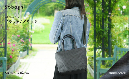 Sobagni　TRICK TOTE ファッション カバン バッグ かばん トートバッグ  ブラック/ブラック