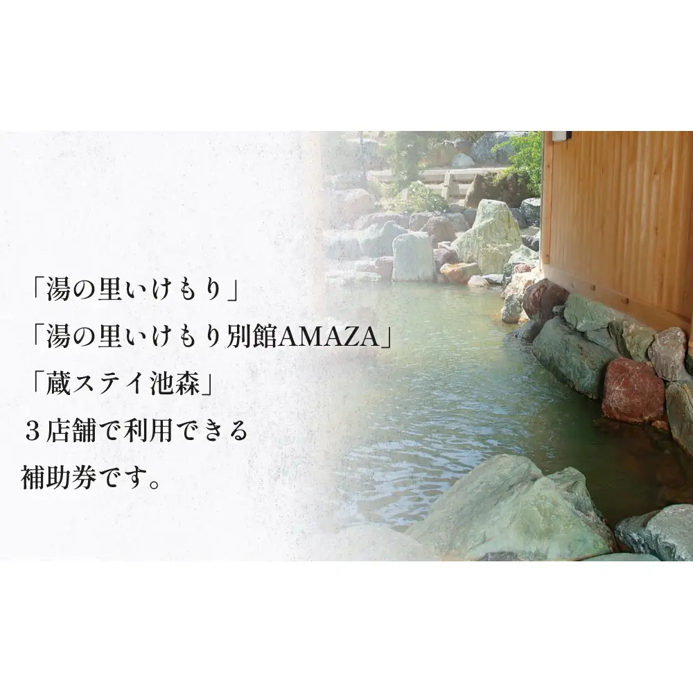 富山県氷見市 湯の里いけもり　利用補助券5,000円分（温泉・宿泊・サウナ・食事） 富山県 氷見市 旅行 観光 宿泊券 宿泊 チケット クーポン 海鮮