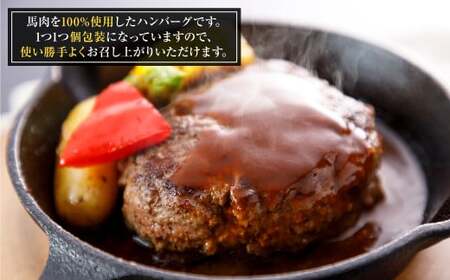 ＜ R8年熊本地震復興支援 ＞C39Z3【定期便 3回】馬肉ハンバーグ 約150g×10個 計約 4.5kg 熊本 国産 馬肉 ハンバーグ 冷凍
