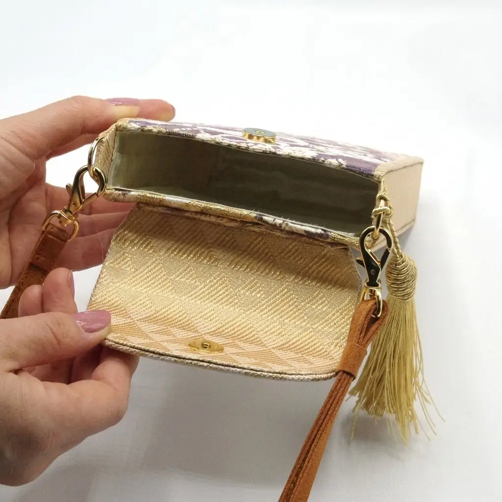 スマホポーチ 珠陽工芸 正絹辻が花 スマホケース スマホポーチ
