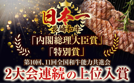 長崎和牛ミスジステーキ　約500g（100g×5p）ミスジ[QBS030]