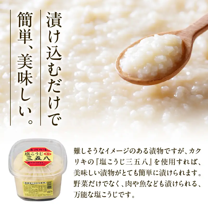 塩こうじ ネリ 三五八 450g × 12個 計5.4kg 塩こうじ