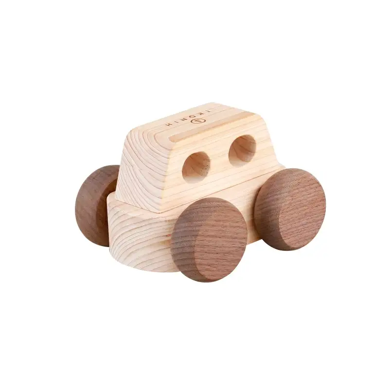 IKONIH ( アイコニー )  オルゴールカー/ おもちゃ 子供 こども オモチャ 玩具 プレゼント お祝い 木 出産祝い 安全 オーガニックトイ ファーストトイ オルゴール 車 くるま 【kip004】