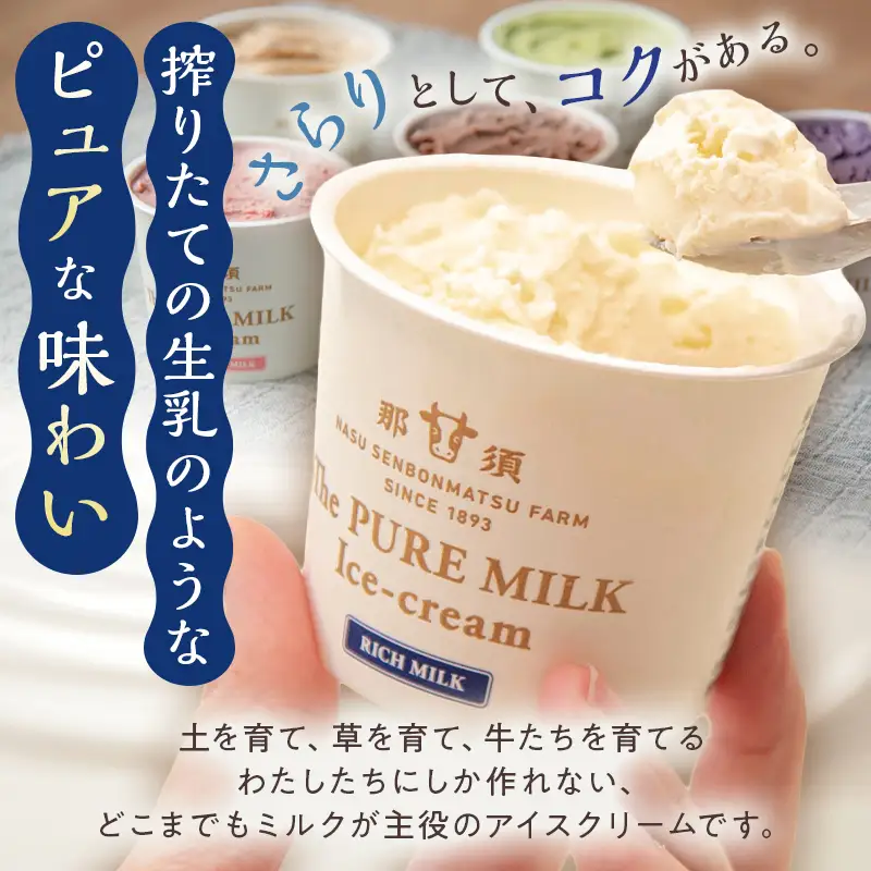 ピュアミルクアイス12個セット【千本松牧場】 お菓子 ｽｲｰﾂ ｱｲｽｸﾘｰﾑ ﾐﾙｸ ｷﾞﾌﾄ ｶｶｵ ｽﾄﾛﾍﾞﾘｰ ｷｬﾗﾒﾙ 抹茶 ﾌﾞﾙｰﾍﾞﾘｰ 詰め合わせ ns025-013-12