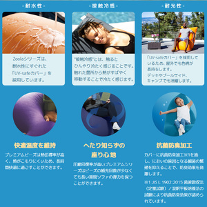ビーズクッション Yogibo Zoola Drop (ヨギボー ズーラ ドロップ) ライムライト [M622-1SS]