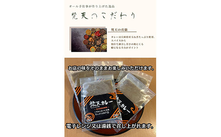 【5食】梵天冷凍カレールーセット［No.390］