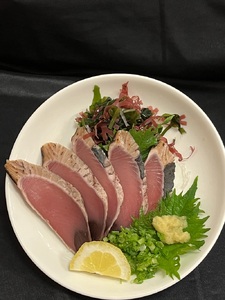 藁焼きカツオとバチまぐろのネギトロ (a10-1087)