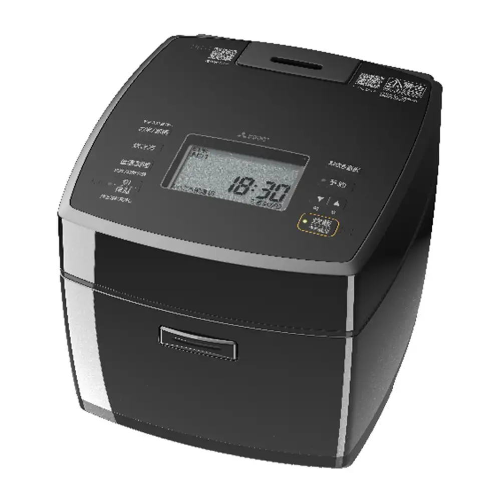 三菱IHジャー炊飯器　ダブル備長炭コート熾火（おきび）　炭炊釜　NJ-VS10J-B＜カラー：黒曜＞　【11218-1049】