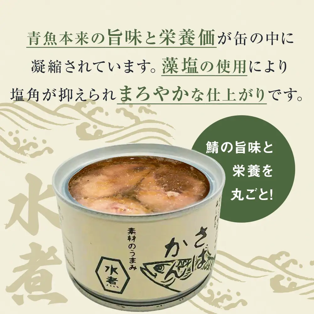 【3月配送】さば缶詰 水煮 12缶 サバ缶 鯖 国産