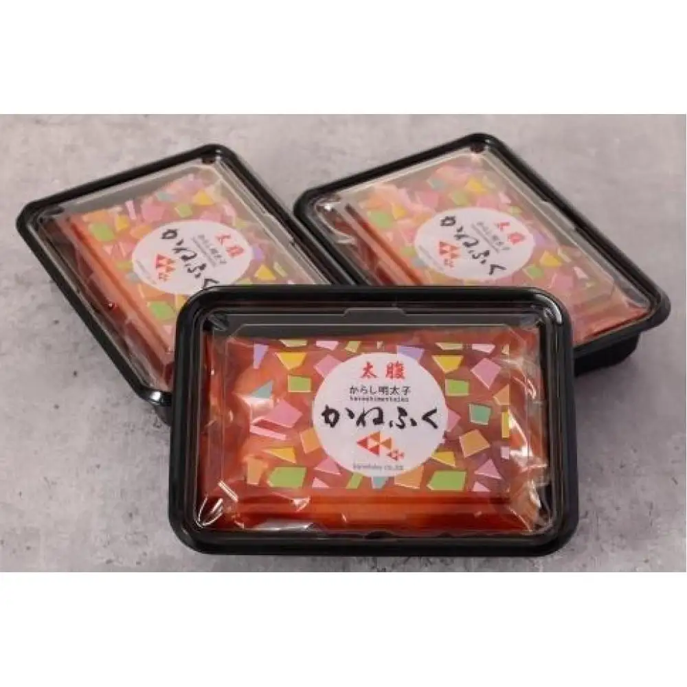 かねふく〈無着色〉辛子明太子 一本物510g(170g×3)【明太子 めんたいこ かねふく 魚介類 家庭用 お取り寄せグルメ ご飯のお供 お取り寄せ お土産 九州 ご当地グルメ 取り寄せ グルメ】