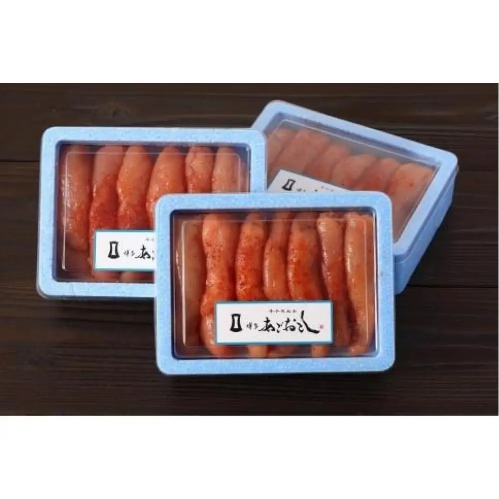 博多まるきた水産 博多あごおとし辛子明太子一本物300g×3(900g)【明太子 めんたいこ 辛子明太子 魚介類 家庭用 ご飯のお供 お取り寄せ お土産 九州 ご当地グルメ 取り寄せ グルメ】