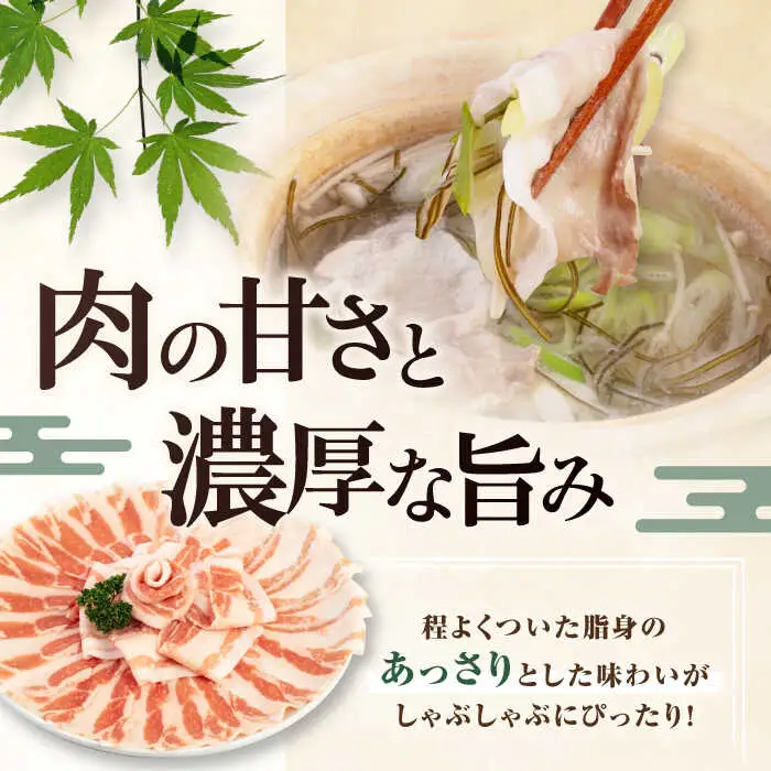 【全3回定期便】平田牧場 しゃぶしゃぶ セット 500g ( ロース バラ ) ※だし・昆布ナシ しゃぶしゃぶ 鍋 冷凍配送 [AJAP079]