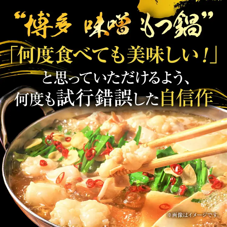 【訳あり】 博多味噌もつ鍋 10人前（2人前×5セット） MEAT PLUS CP048