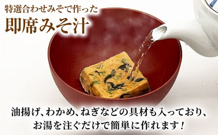 【12回定期便】即席みそ汁 フリーズドライ 5食分×4（20食分）【株式会社内田物産 卑弥呼醤院】[ZAU023]