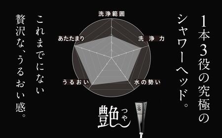 ミラブル艶 (つや) サイエンス製ファインバブルシャワーヘッド | シャワー