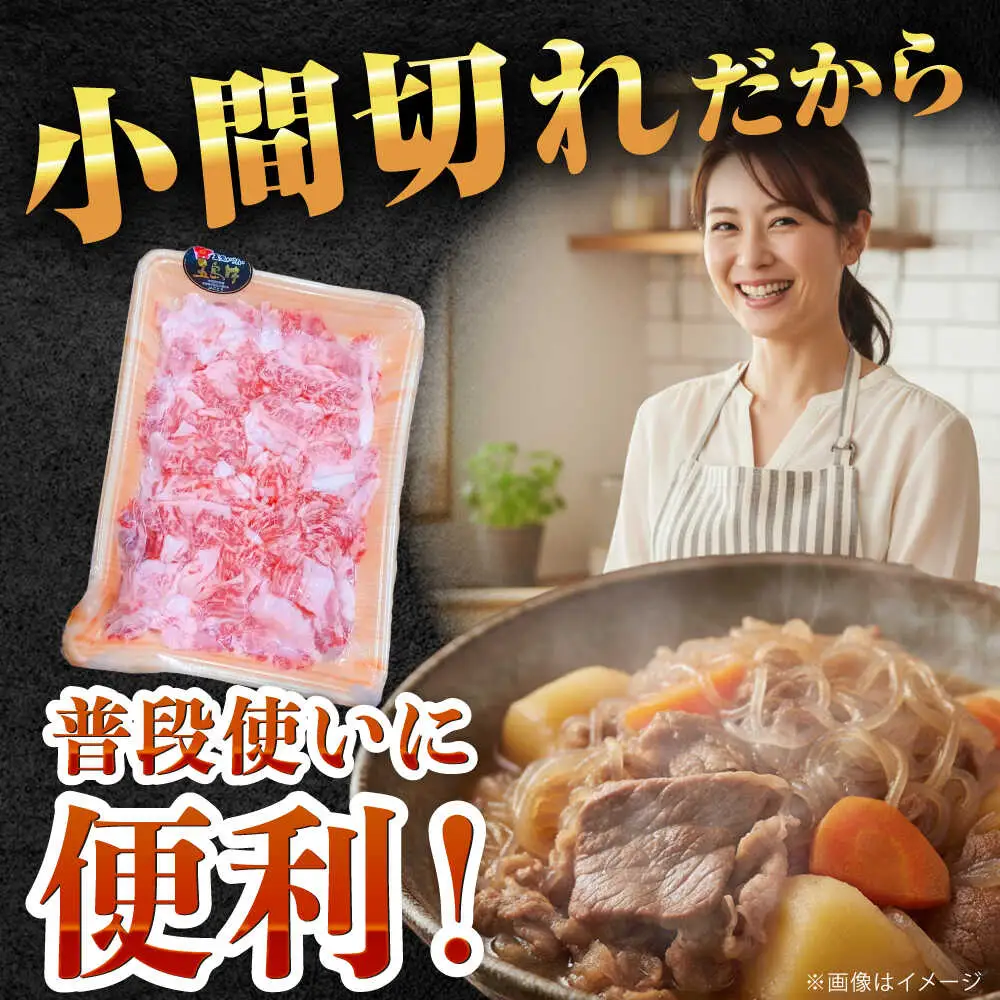 【全6回定期便】五島牛バラ小間切れ4パック（1.6kg）8?10人前 切り落とし[RAT019] 肉 焼肉 牛肉 五島牛 切り落とし 定期便 肉 焼肉 牛肉 五島牛 切り落とし 定期便九州 長崎