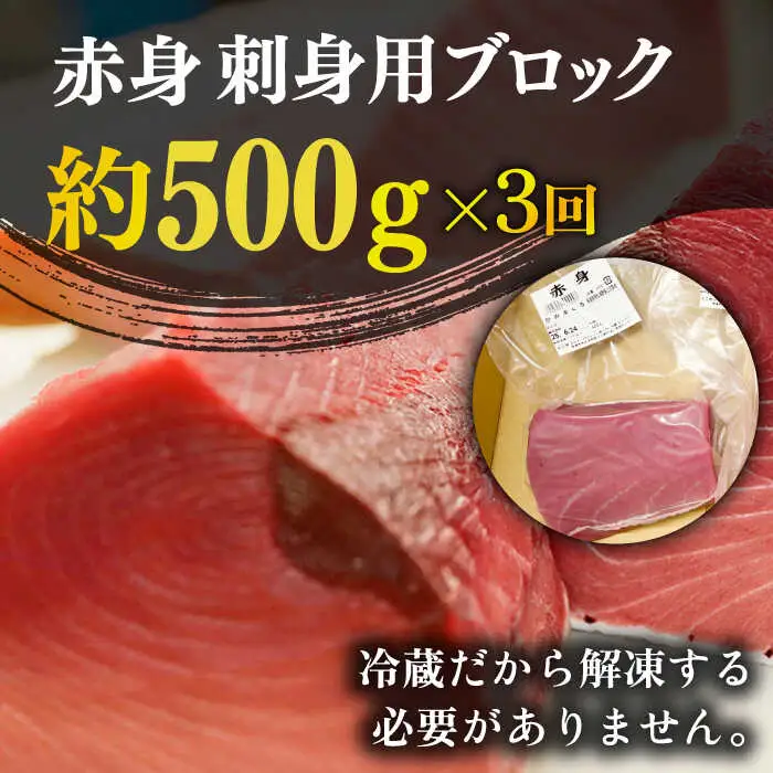 【全3回定期便】五島列島産養殖生本かみまぐろ 赤身 500g[RBP061] 本マグロ 本まぐろ 定期便 本マグロ 本まぐろ 定期便 本マグロ 本まぐろ 定期便九州 長崎
