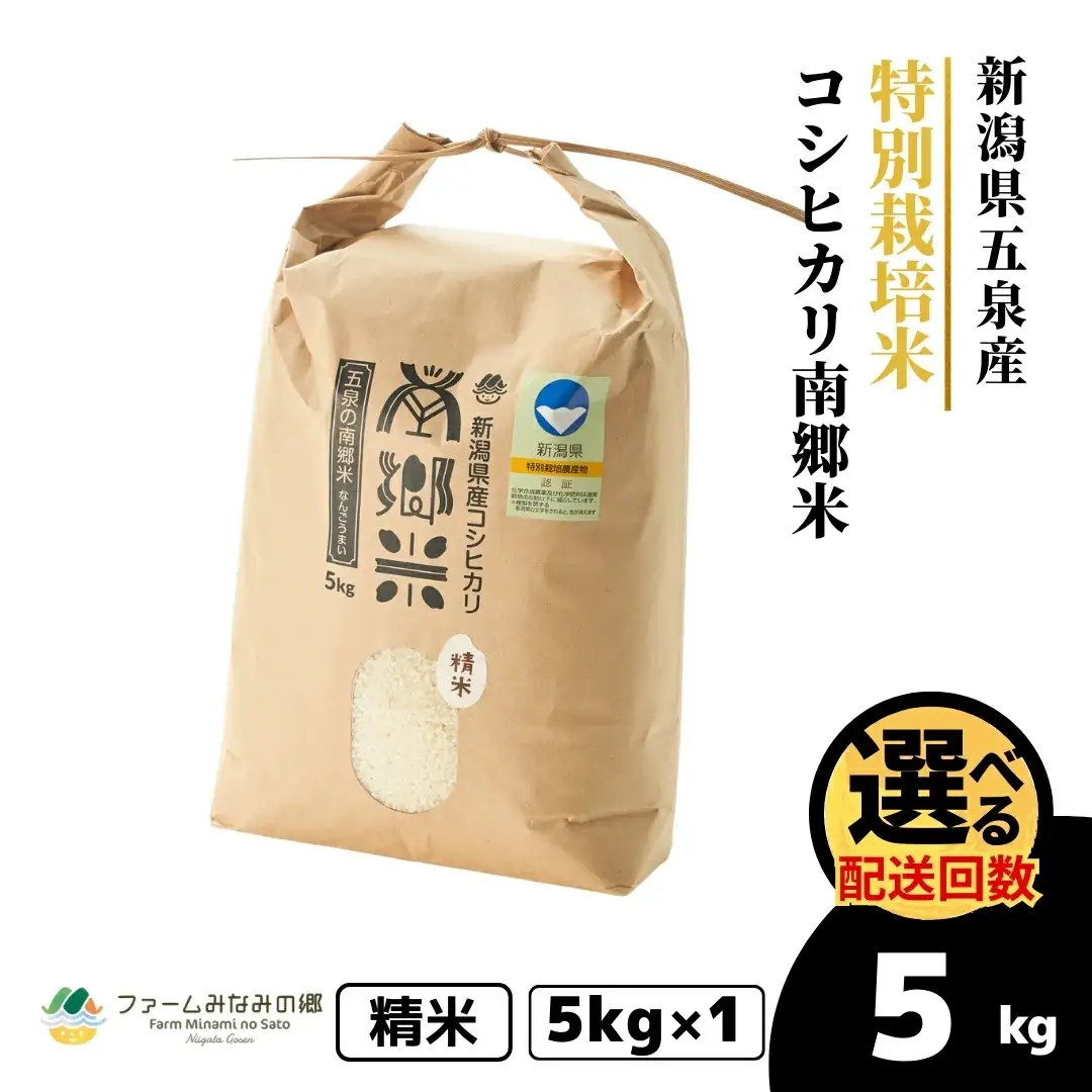 【先行予約】令和8年産 特別栽培米コシヒカリ 南郷米 5kg