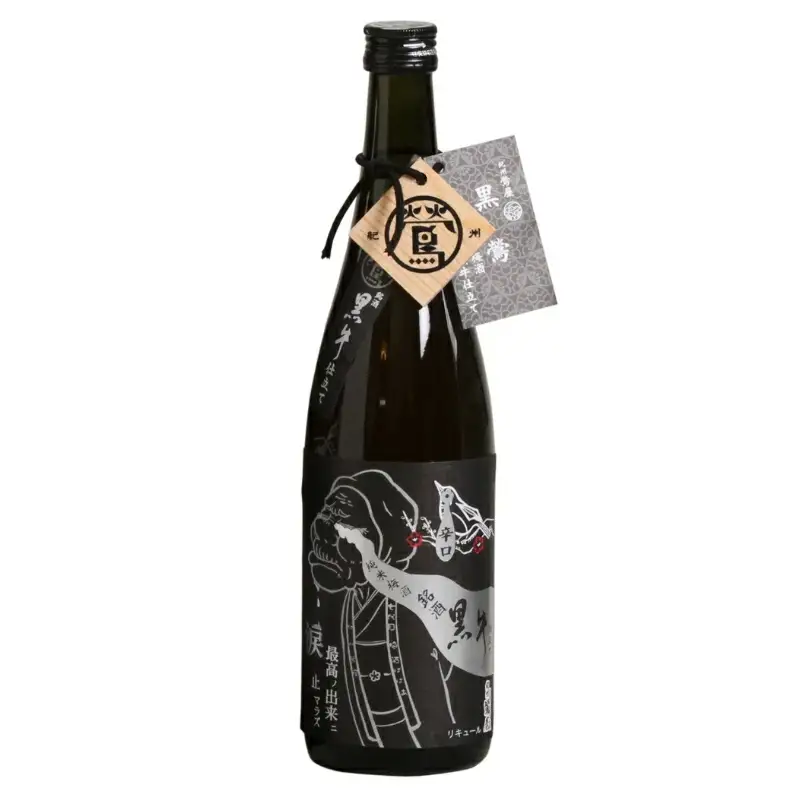 純米梅酒 黒牛仕立て 720ml 13度 / 和歌山 田辺市 紀州南高梅 南高梅 梅 梅酒 ロック ソーダ割り ギフト 家飲み 酒 お酒 水割り ギフト プレゼント 富田の水 モンドセレクション ばばあの梅酒 純米 黒牛【dnm012】