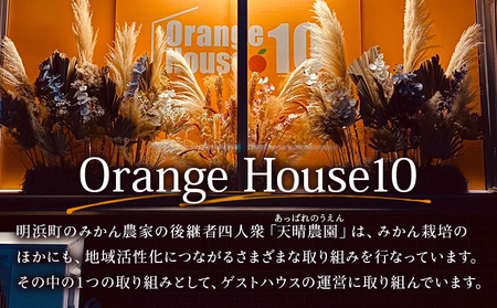 ＜ゲストハウス Orange House10 宿泊券 1棟貸し（1～9名様）＞ ゲストハウス 古民家 宿 泊まり 利用券 旅 旅行 トラベル 1泊 リラックス リノベーション オレンジハウス10 あっぱれのうえん 株式会社笑丸 愛媛県 西予市【常温】AAN0032