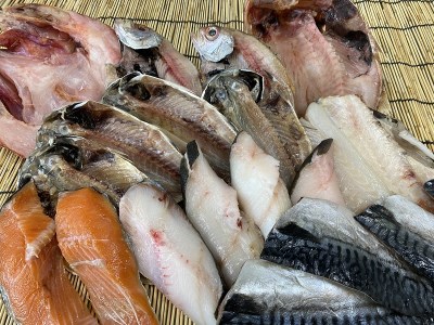 【チルドでお届け】朝干しひものセット6種以上！ (a15-383)