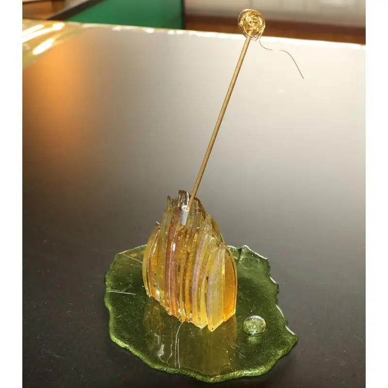 お香立て・金箔「PEACE・願い」