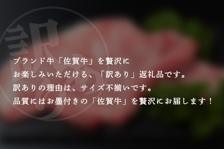 【訳あり】佐賀牛 ロースステーキ 合計1,080g F-72 [佐賀県 鹿島市 ロースステーキ ロース ステーキ 精肉 訳あり おすすめ 人気 肉 お肉 にく 佐賀牛 和牛 国産 国産和牛 牛 うし 牛肉 バーベキュー BBQ 送料無料]