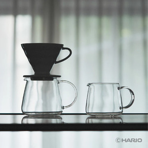 HARIO V60 バリスタサーバー 600［VBS-60］ ※離島への配送不可｜ハリオ おしゃれ かわいい シンプル スタイリッシュ 耐熱 ガラス 食器 器 ガラスポット ポット ピッチャー お茶 コーヒー キッチン 日用品 キッチン用品 電子レンジ可_FI87