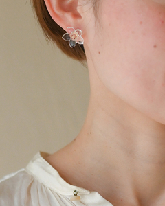 HARIO ピアス フラワー［HAP-F-004］ | アクセサリー ガラス ハンドメイド HARIO ハリオ _FM02