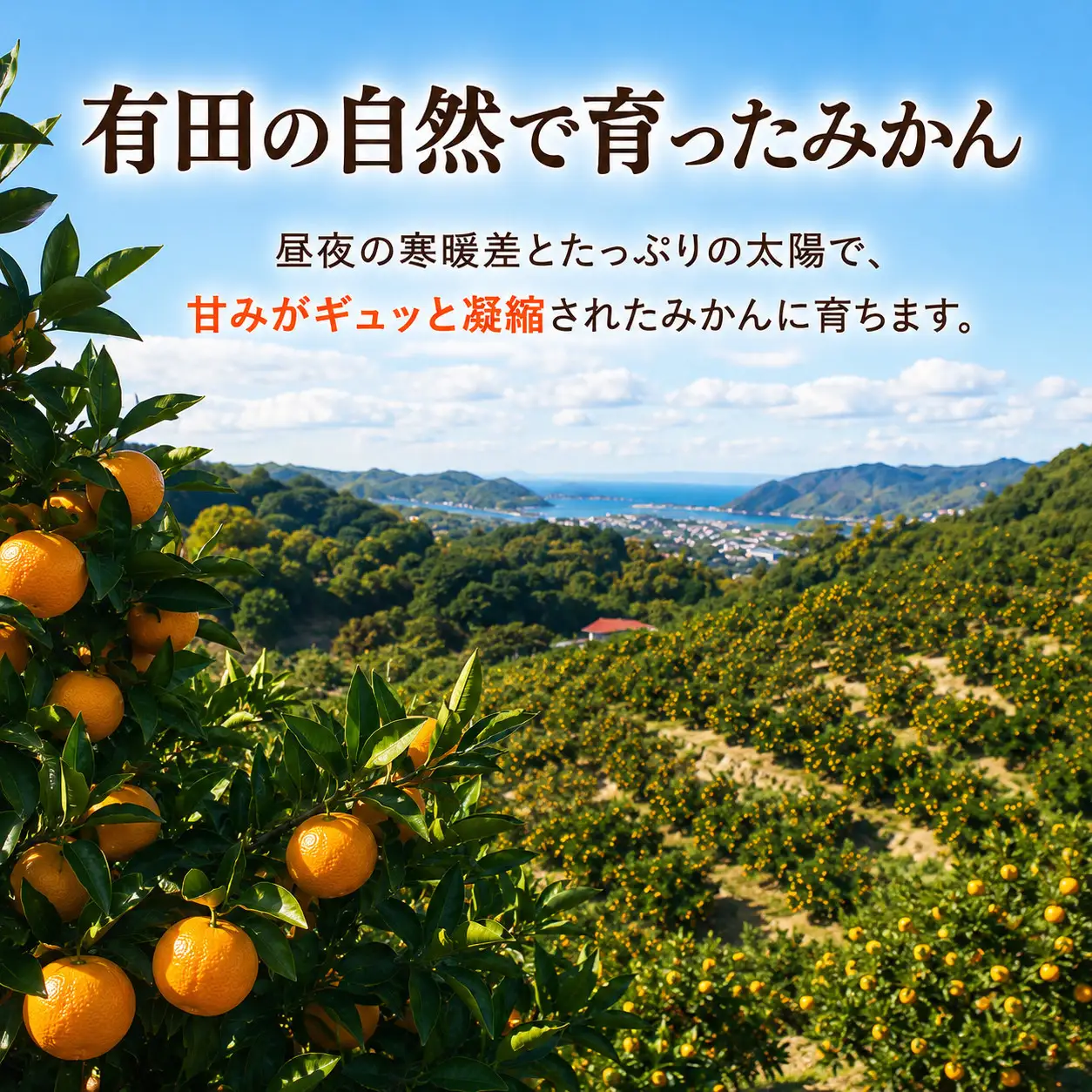 ［先行予約］和歌山県産 有田みかん 大玉 大粒 9kg 2L～3L