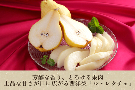 【2026年先行予約】【家庭用】西洋梨 ル・レクチェ 1kg（2～3玉）《11月下旬～順次発送》 果物 梨 洋梨 西洋梨 フルーツ 訳あり 冬の味覚 デザート 産地直送 加茂市 樋口農園 梨