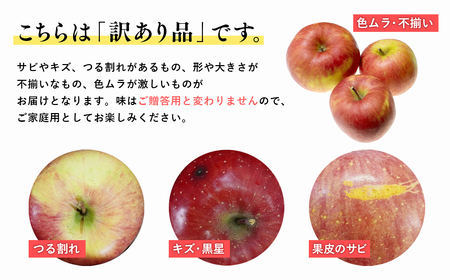 りんご 家庭用 つがる3kg 青森県平川市産  [hi-0053-011]