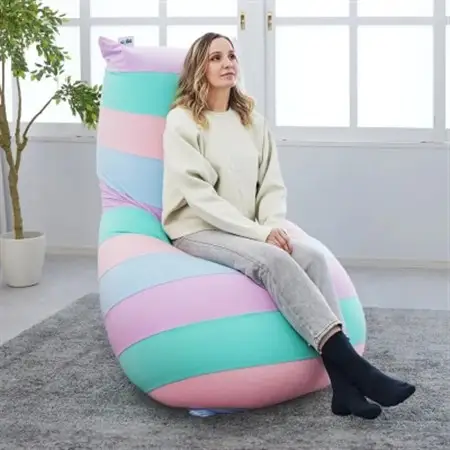 Yogibo Max レインボー サンセット_雑貨・日用品  家具・インテリア _【配送不可地域：離島】【1172336】