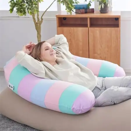 Yogibo Support レインボー ナチュラル_雑貨・日用品  家具・インテリア _【配送不可地域：離島】【1172350】