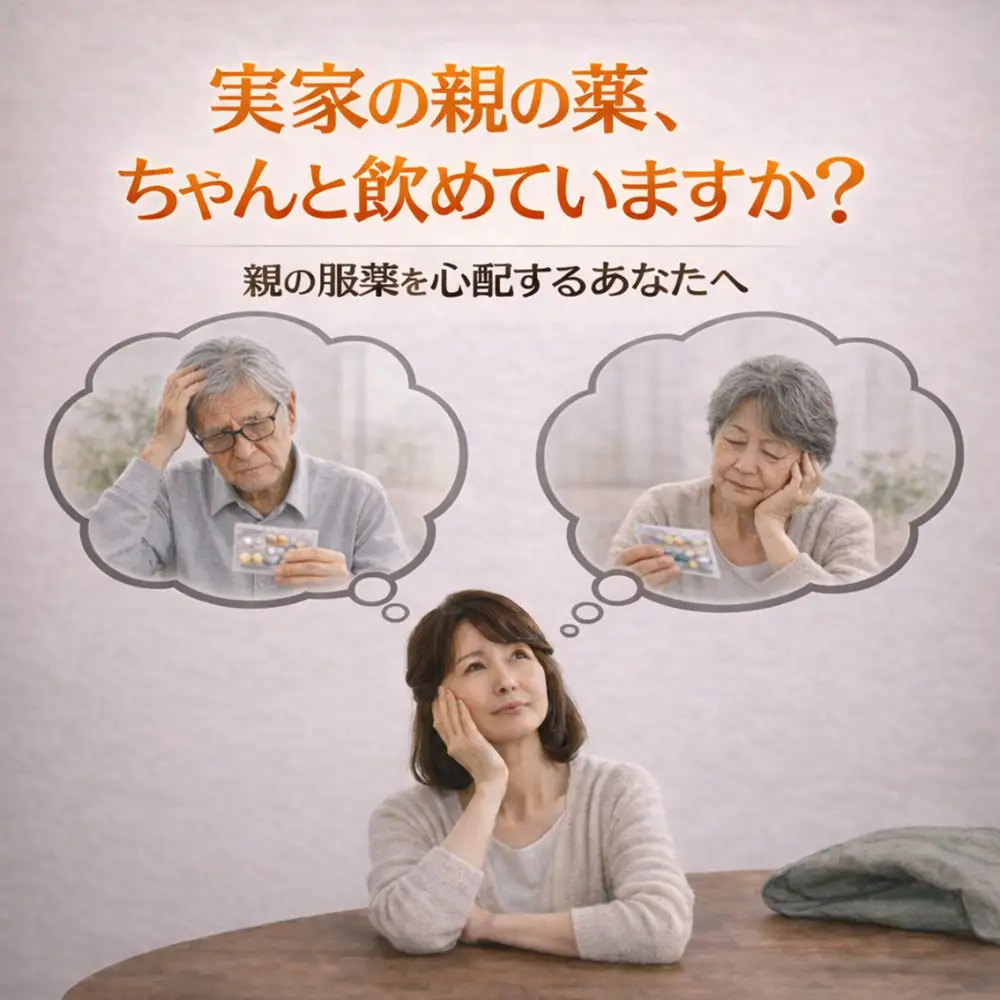 服薬習慣をサポートする「お薬束（おやくそく）」（奥座敷）