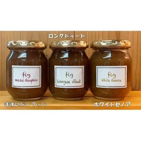 いちじく農家の手作り無添加ジャム　食べ比べセット(150g×3本)【1486769】