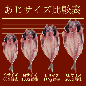 あじ干物 約4kg 20枚 あじ 鯵 XLサイズ