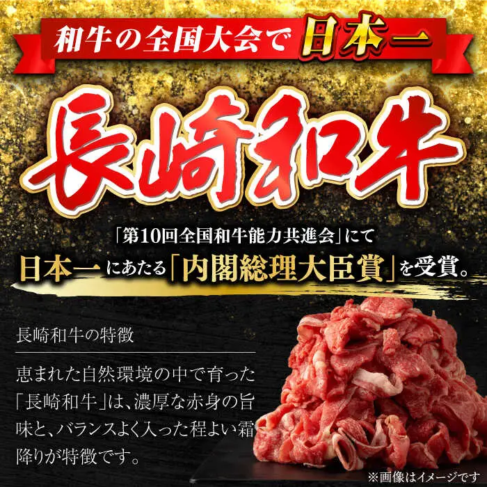 【全3回定期便】長崎和牛出島ばらいろ 肩ロース バラ 切り落とし 計1.2kg（400g×3回）[RCI022] 長崎和牛 切り落とし 定期便 長崎和牛 切り落とし 定期便九州 長崎