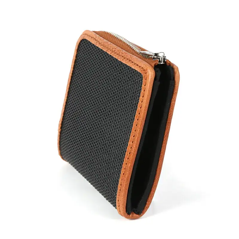 L型ファスナー財布（ブラック）UPCYCLE LAB G-124 SDGs リサイクル アップサイクル
