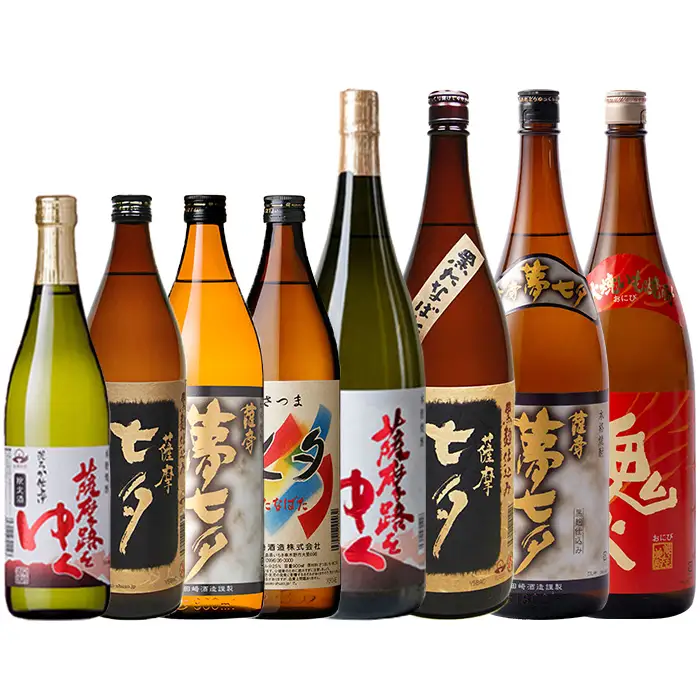  鹿児島本格芋焼酎4種8本飲み比べセット「七夕シリーズ」【99-003-46】