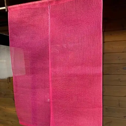 麻蚊帳のれん（生成）90cm×90cm 岡井麻布 のれん 蚊帳 麻 40-005