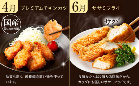 【年6回定期便】お弁当・夕飯のおかずに便利！揚げ物セット  揚げもの