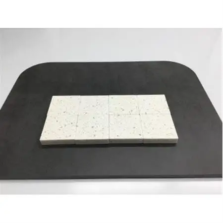 インシュレーター　正方形型　1セット8個入り　白地　粒模様_雑貨   _【1507404】