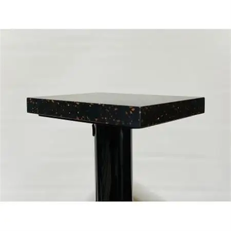 オーディオボード　22cm × 16.2cm × 2.4cm　黒地　茶粒柄　2枚セット_家電製品 TV・オーディオ・カメラ  _【1509481】